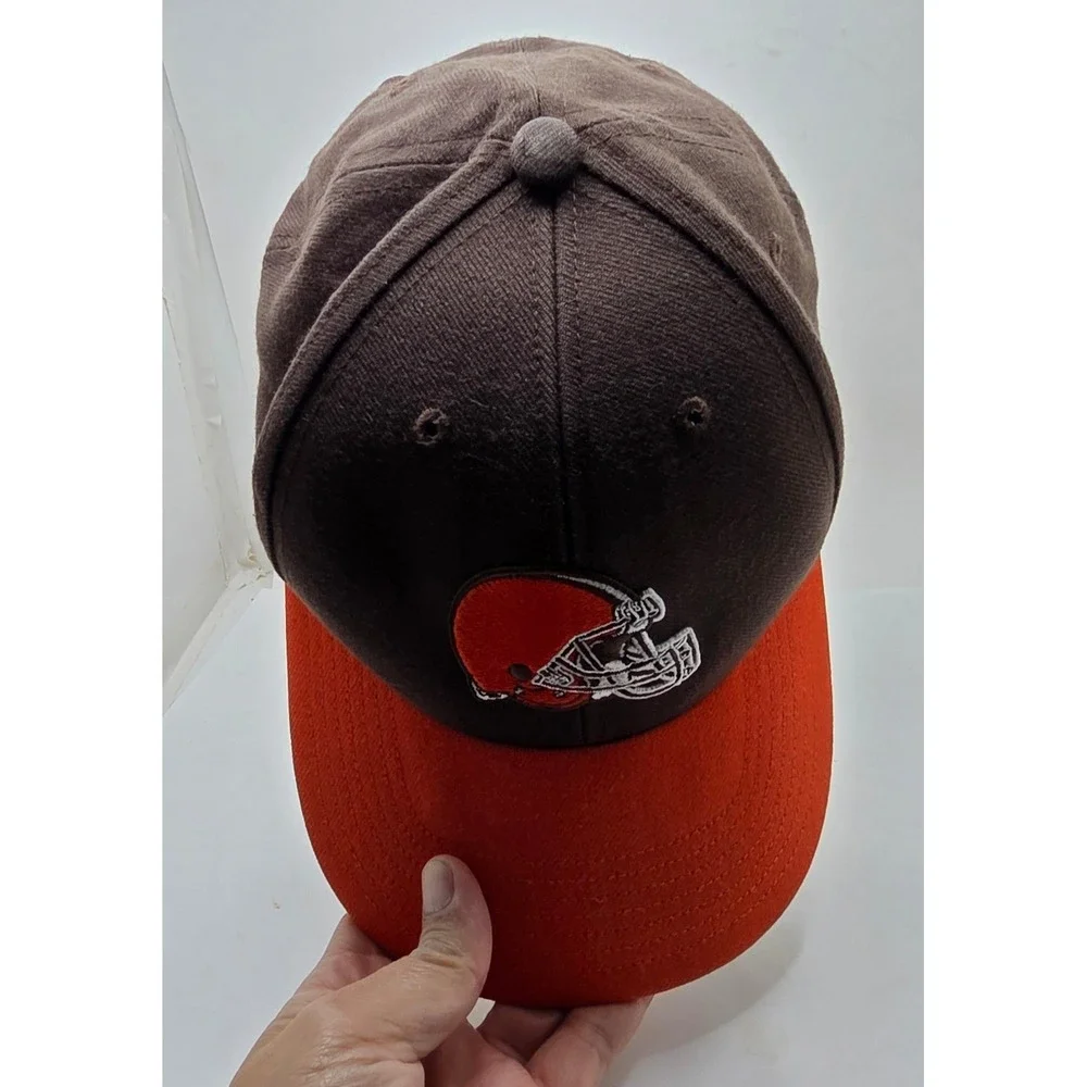 47 Brand Cleveland Browns NFL Youth Hat Brown Orange Embroidered Baseball Cap